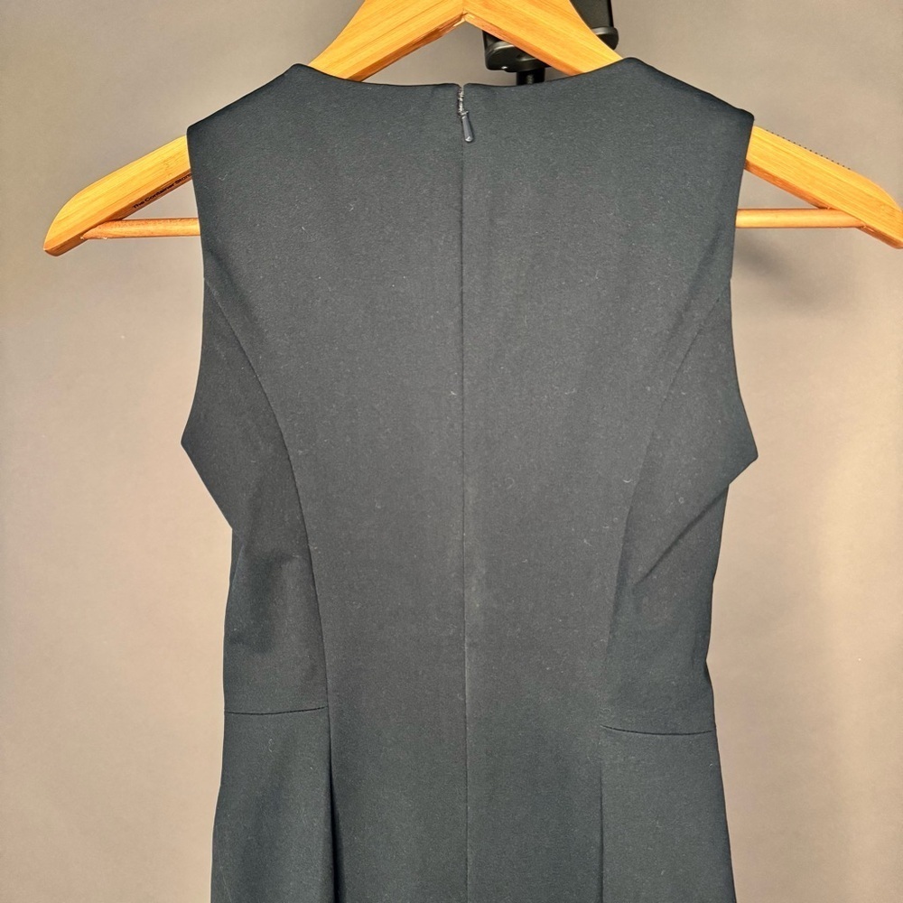 Ministry of Supply Women's Kinetic 4-Way Stretch Sheath Dress Navy Blue Size 0 - Picture 9 of 11